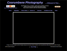 Tablet Screenshot of coorumbenephotography.com